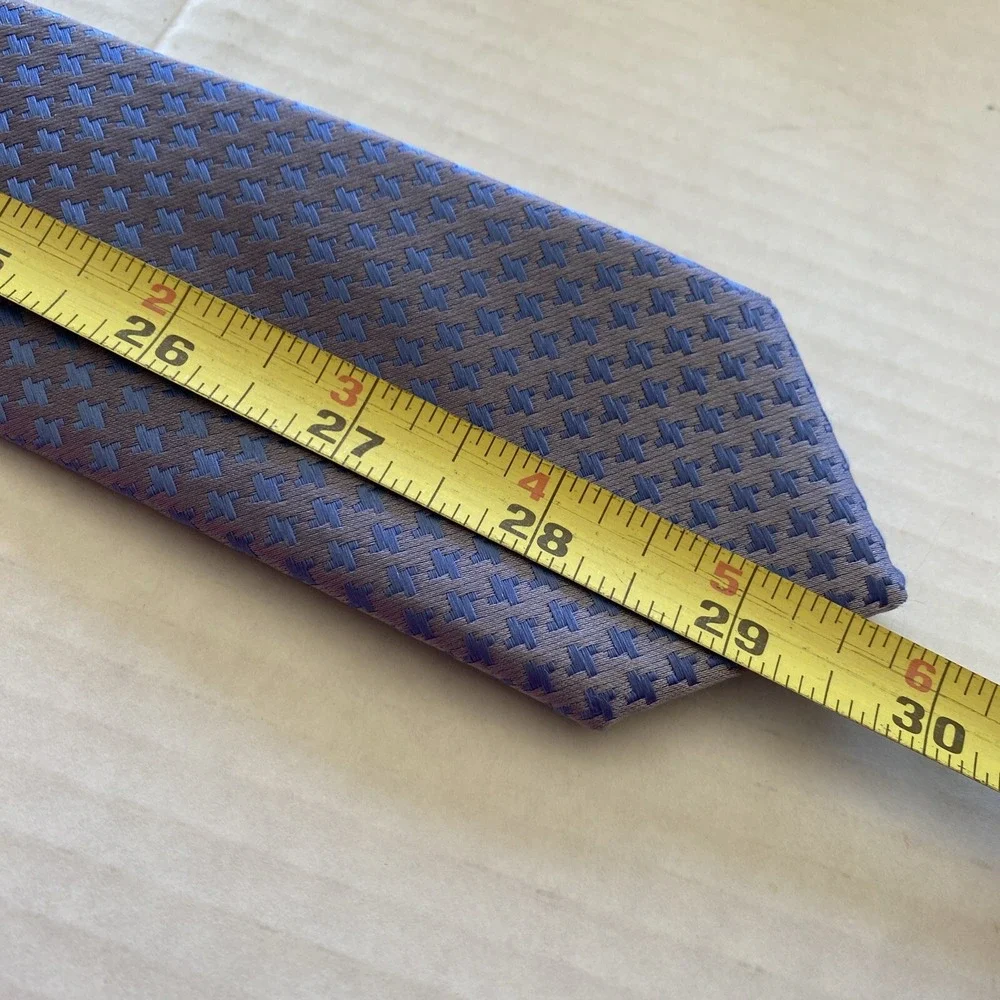 NWT IMANI UOMO BLUE SILK TOUCH NECK TIE  NEW